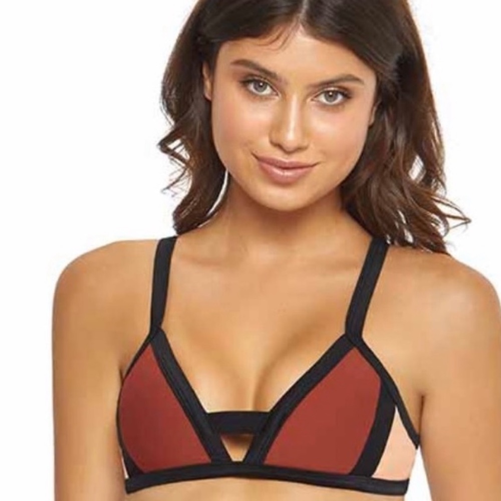 Pilyq Colorblock Two Piece Swimsuit Small